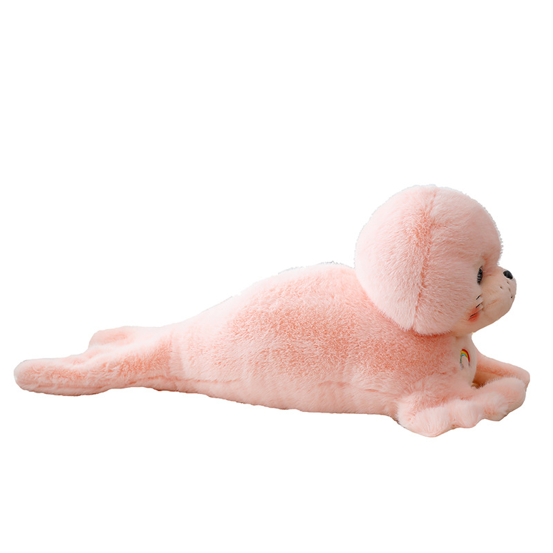 Linda caricatura del acuario de focas, muñecos de peluche regordetes suaves y lindos, adornos para el hogar, muñecos de peluche