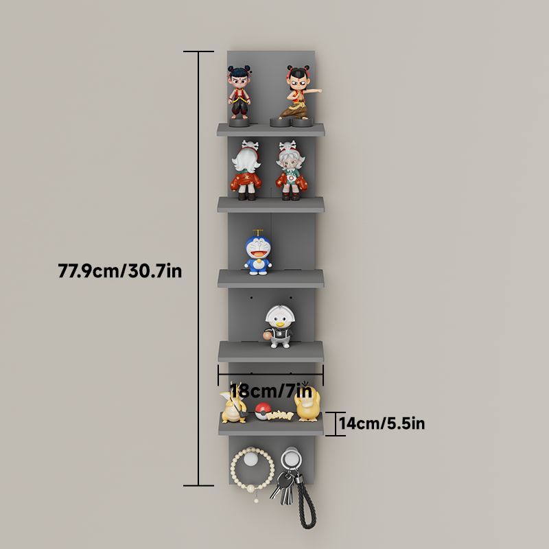 Estante de pared Estante de pared Estante de pared Sala de estar multicapa Estante de decoración de dormitorio Estante de almacenamiento Estante de exhibición de arte simple al por mayor