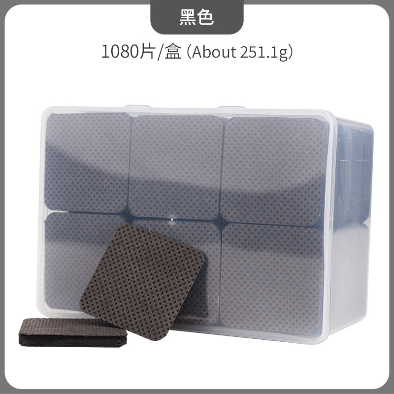 1080 piezas de pegamento de pestañas botella de tela de limpieza de uñas mágicas limpieza de algodón sin cabello limpieza de algodón de uñas