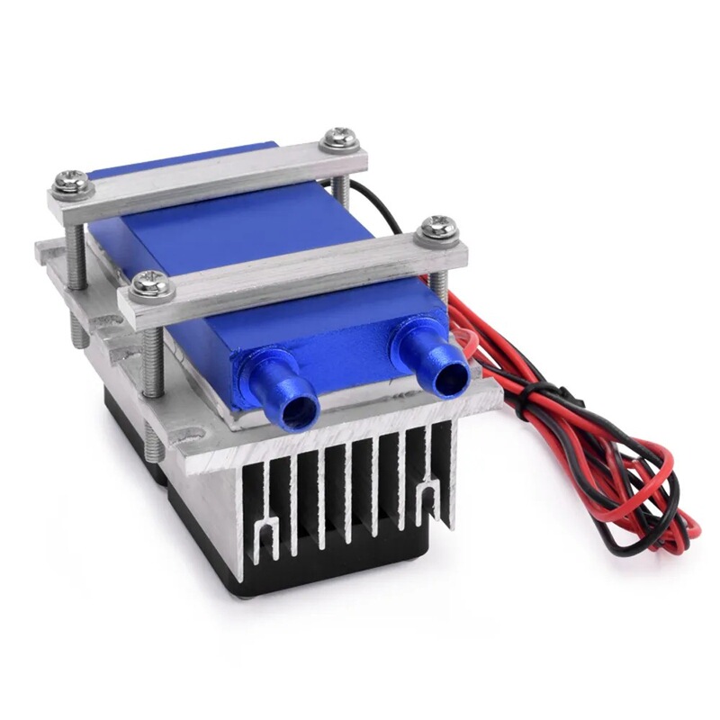 144W semiconductor refrigeration kit 12v pet small air conditioner fan DIY refrigerator constant temperature cooling water cooling head module