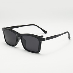 新款墨鏡時尚防紫外線偏光太陽鏡高級感tr90磁吸套鏡男夜視眼鏡女