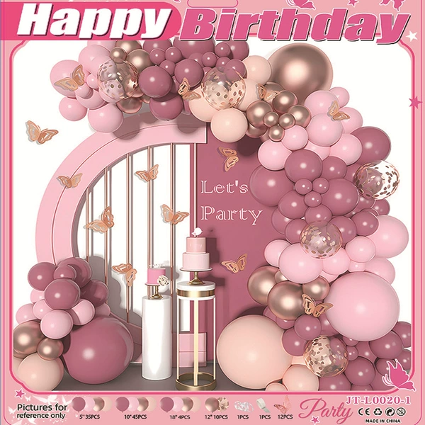 20-1 Balloon Chain Set++ [Glue and Ribbon]