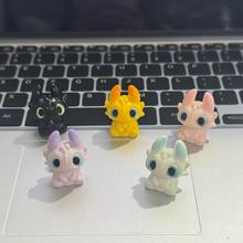 卡通无牙仔立体diy树脂小配件汽车内饰装饰品小摆件材料批发