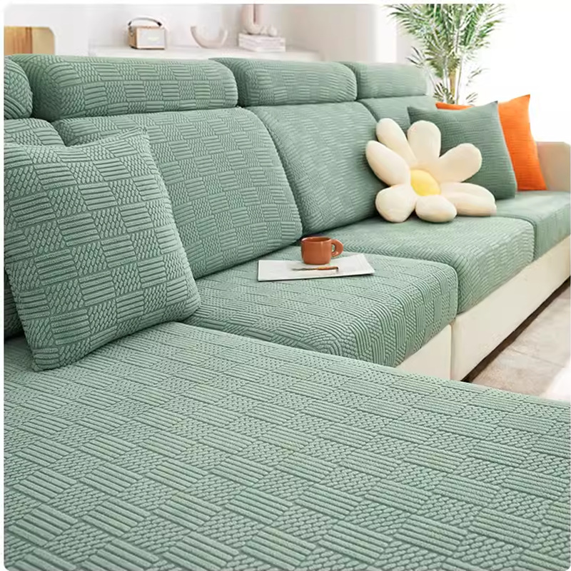 Verdickter, vollständig abdeckender Universal-Kissenbezug für alle Jahreszeiten, elastisch, kratzfest für Katzen, Sofabezug_voghion.com