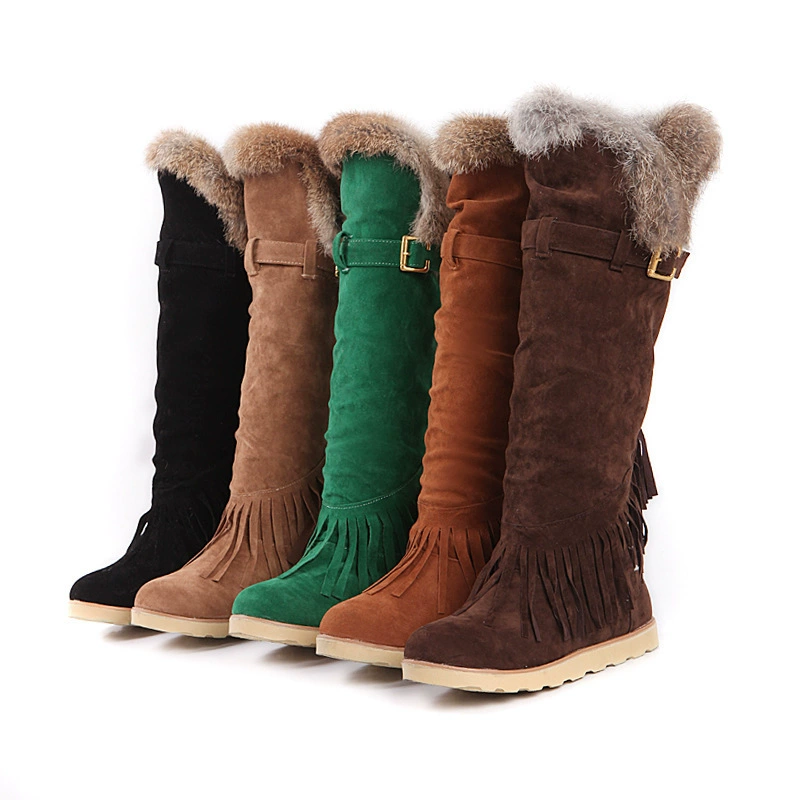 Matte high boots for leisure, plus size, wholesale