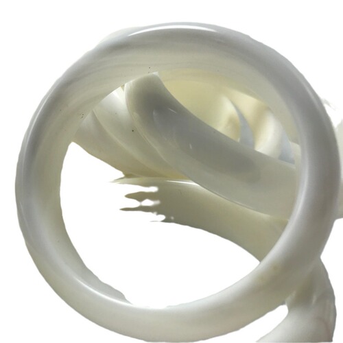 Handcrafted, Hand-Polished Natural White Shell Bracelet with Jade-Inspired Design – Women's Hainan A-Grade Jade Bangle, Factory Wholesale