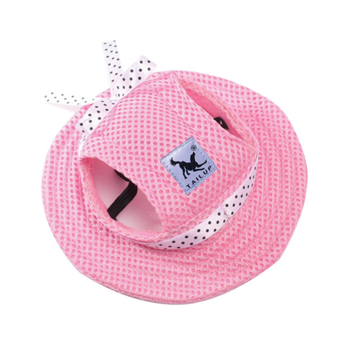 Tail Up/TAILUP Dog Fashion Cute Cotton Canvas Princess Baseball Sun Protection Sun Hat Supplies