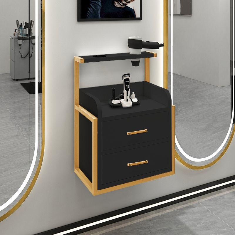 Gabinete de herramientas de peluquería tabla de corte de pelo especial de salón de peluquería tipo pared cabinet de herramientas de peluquería estante de artículos de corte de pelo