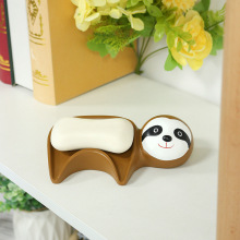 厂家新款卡通树懒造型香皂托雕像摆件创意家居厨房浴室肥皂碟现货