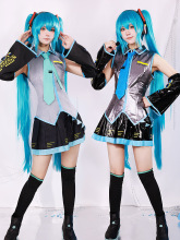 雾都初音cos服初音未来公式服漆皮cosplay女装二次元少女JK服全套