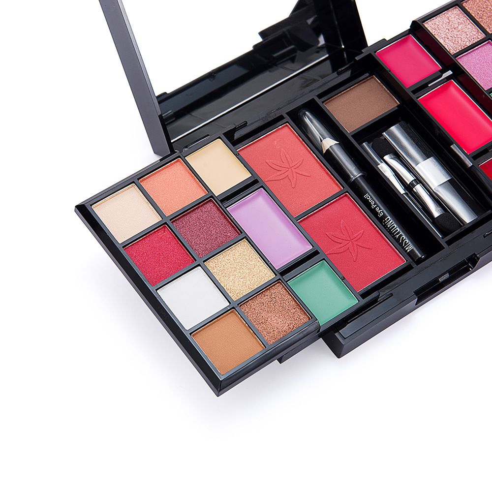 MISS Young 25-color Eyeshadow palette, Eyeshadow Blush, Eyebrow Powder Set, Makeup Palette, Makeup box wholesale Cross-border Foreign trade undefined