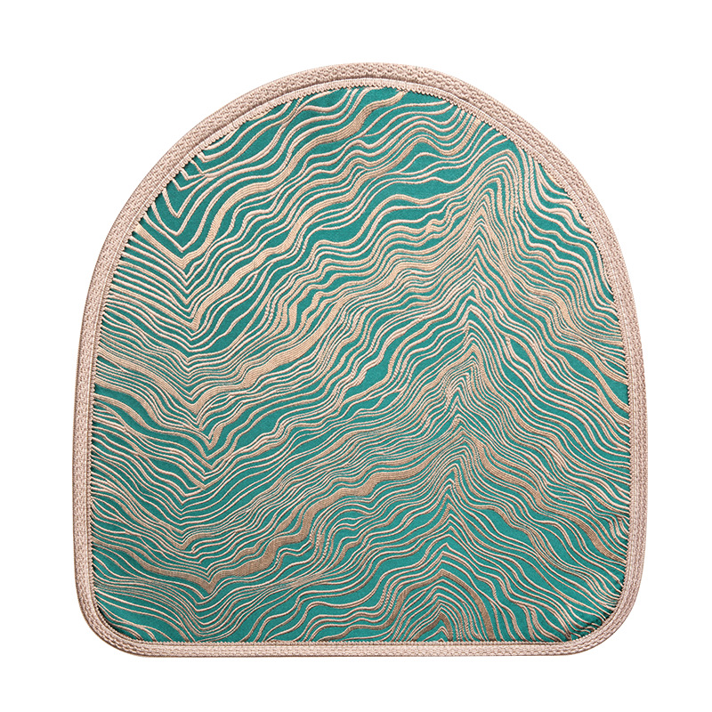 Silla de comedor de hielo de verano cuatro estaciones cojín de oficina universal en forma de herradura cojín de asiento de asiento de caballo respirado antideslizante