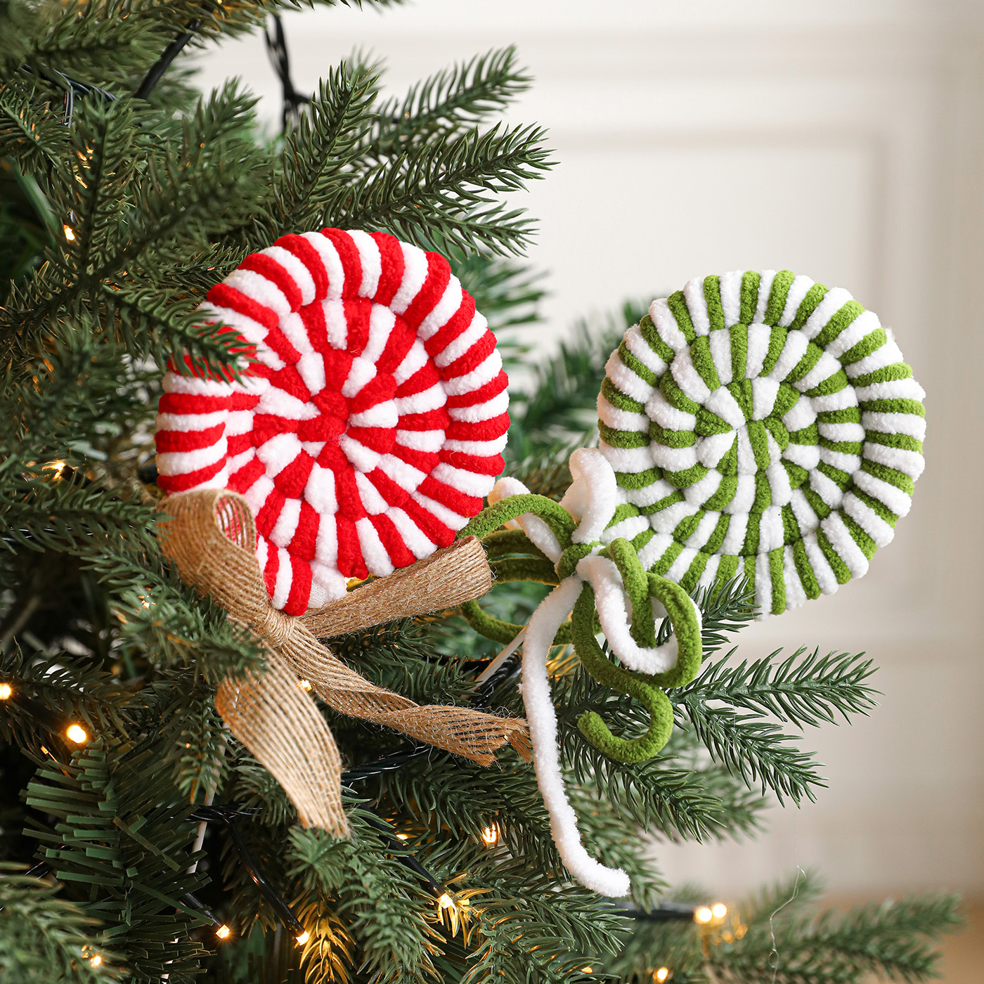 Nuevos dulces de espuma Lollipop peluche pincha decoración de Navidad decoración de árbol de Navidad arreglos de flores festivos