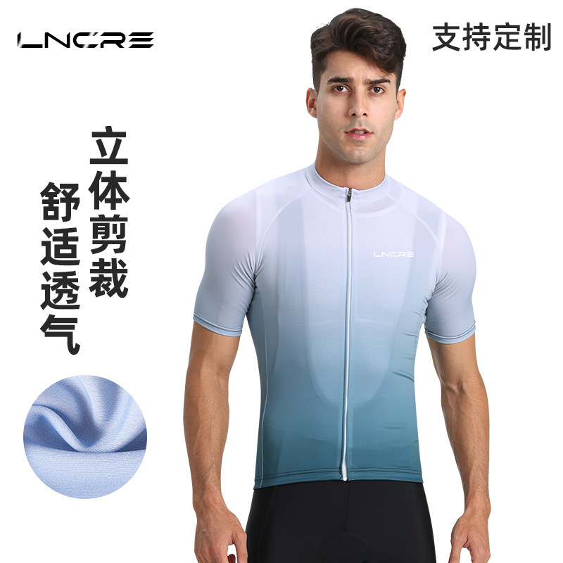 Short-Sleeved Cycling Jerseys Produce Summer Short-Sleeved Cycling Jerseys for Men and Women, Outdoor Sports Cycling Jerseys, Lightweight