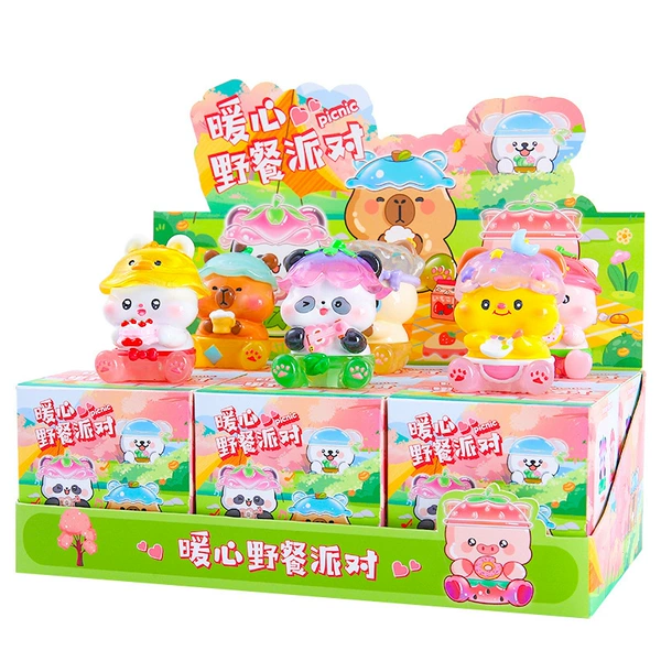 1040-315 Heartwarming picnic party with a color box (6 pieces)