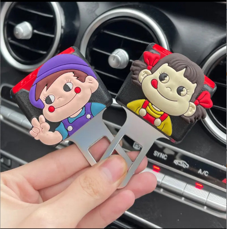 Inserción de coche con bayoneta par con dibujos animados linda estrella Dailu enchufe conector de extensión belleza femenina pensamiento nocturno