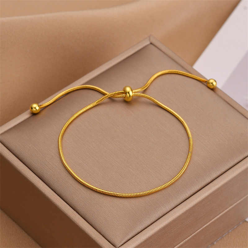 Corea del Sur Dongdaemun moda pulsera de acero de titanio nicho mujer diseño de acero inoxidable sensación de alta calidad joyas de pulsera transfronteriza universal