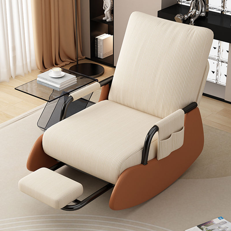 Sillón de ocio de estilo nórdico, mecedora para personas perezosas, mecedora para dormir, silla para sentarse, sofá para personas perezosas, sillón reclinable individual