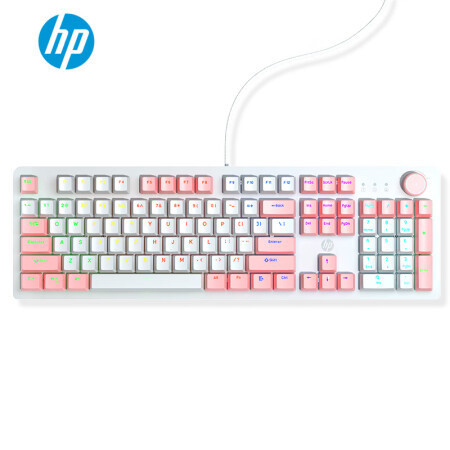 HP (HP)K10G mechanical keyboard wired keyboard game keyboard color matching keyboard 104 keys