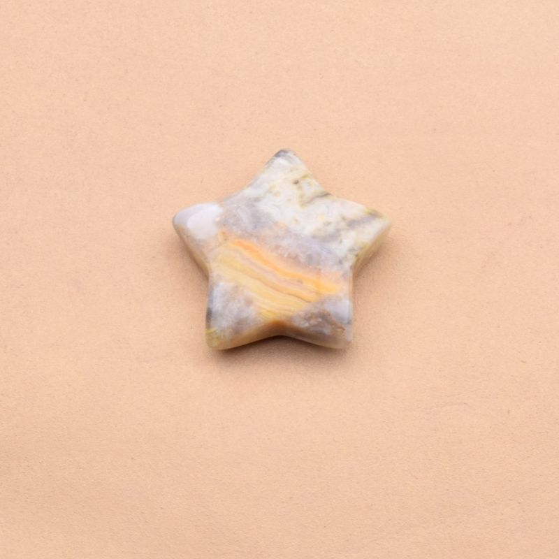 跨境热销3cm天然石五角星水晶半宝石星星diy饰品配件摆件亚马逊|undefined