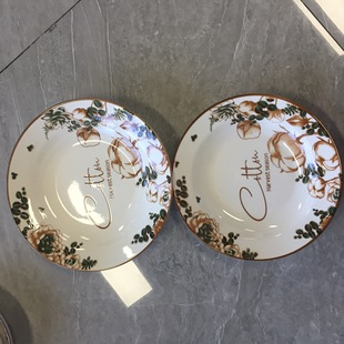 ���lľ�޻� ���P ӡ���մɱP���²� ��ɫ�� pad print soup plate