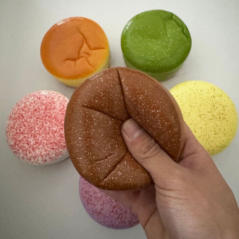 Puシミュレーション食游スローピンチ玩具小二重チーズケーキ超ソフトミルク香減圧玩具メーカー|undefined