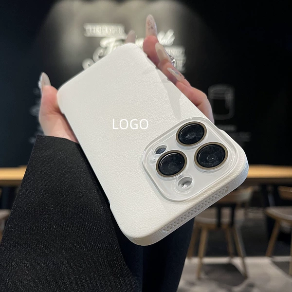 Apple, white, with your logo imprint
