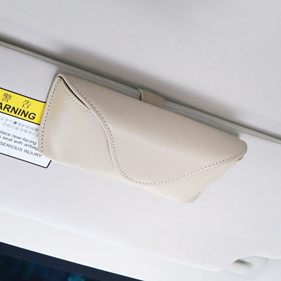 Car tissue box/set – Sun Visor Tissue Box Leather - apricotglasses-case