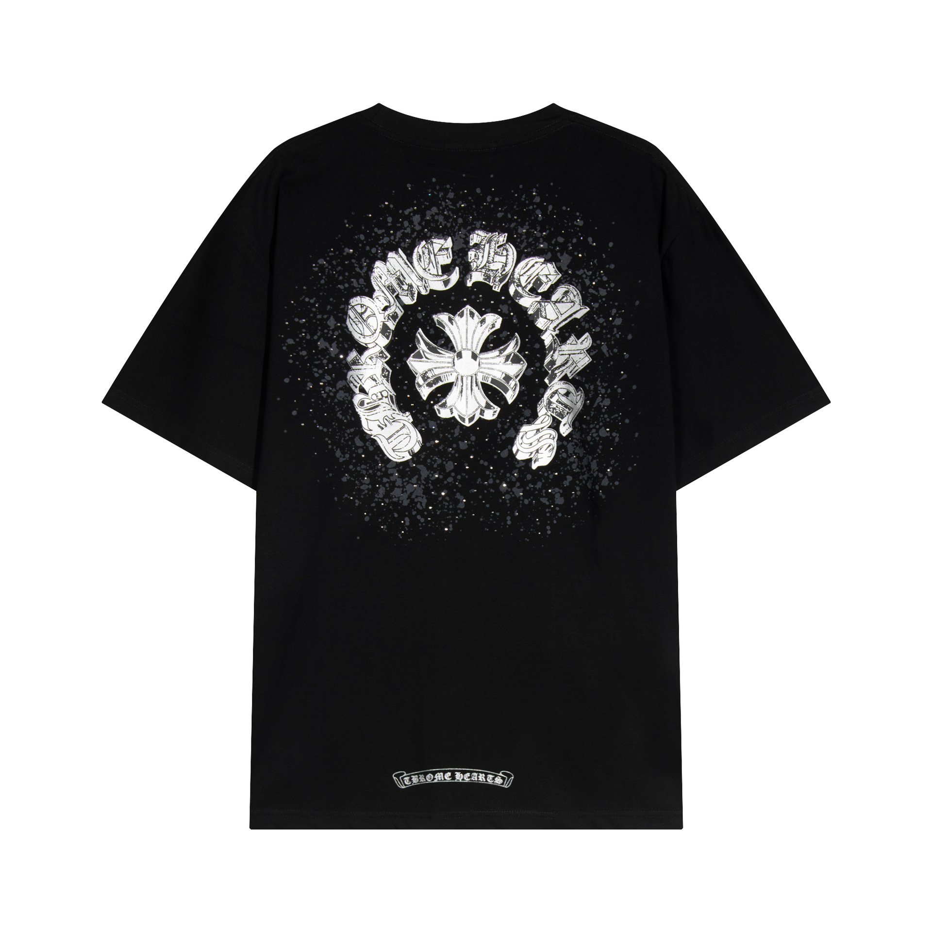 Chrome Heart 24 nuevo Crocodile de verano de moda europea y americana camiseta de manga corta para hombres y mujeres
