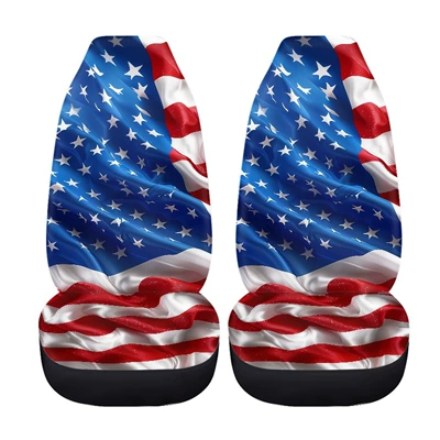 with an American flag design, Universal seat cover