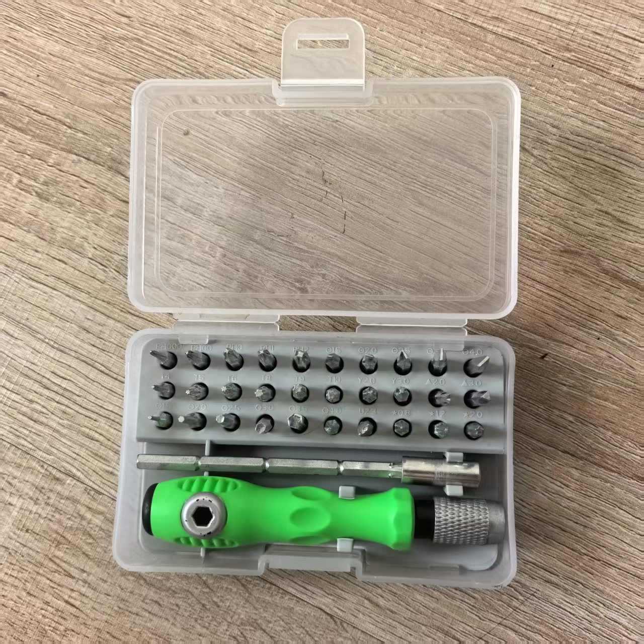 32合一热销款螺丝刀套装十字一字可伸缩拆装家用维修工具跨境爆款