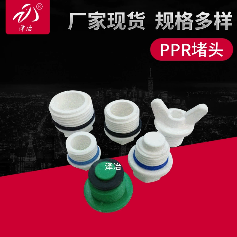 Фитинги PPR с кожаным кольцом пластиковая Внешняя заглушка для провода 4 точки 6 точек 1 дюйм герметичная заглушка для трубы разъем для провода