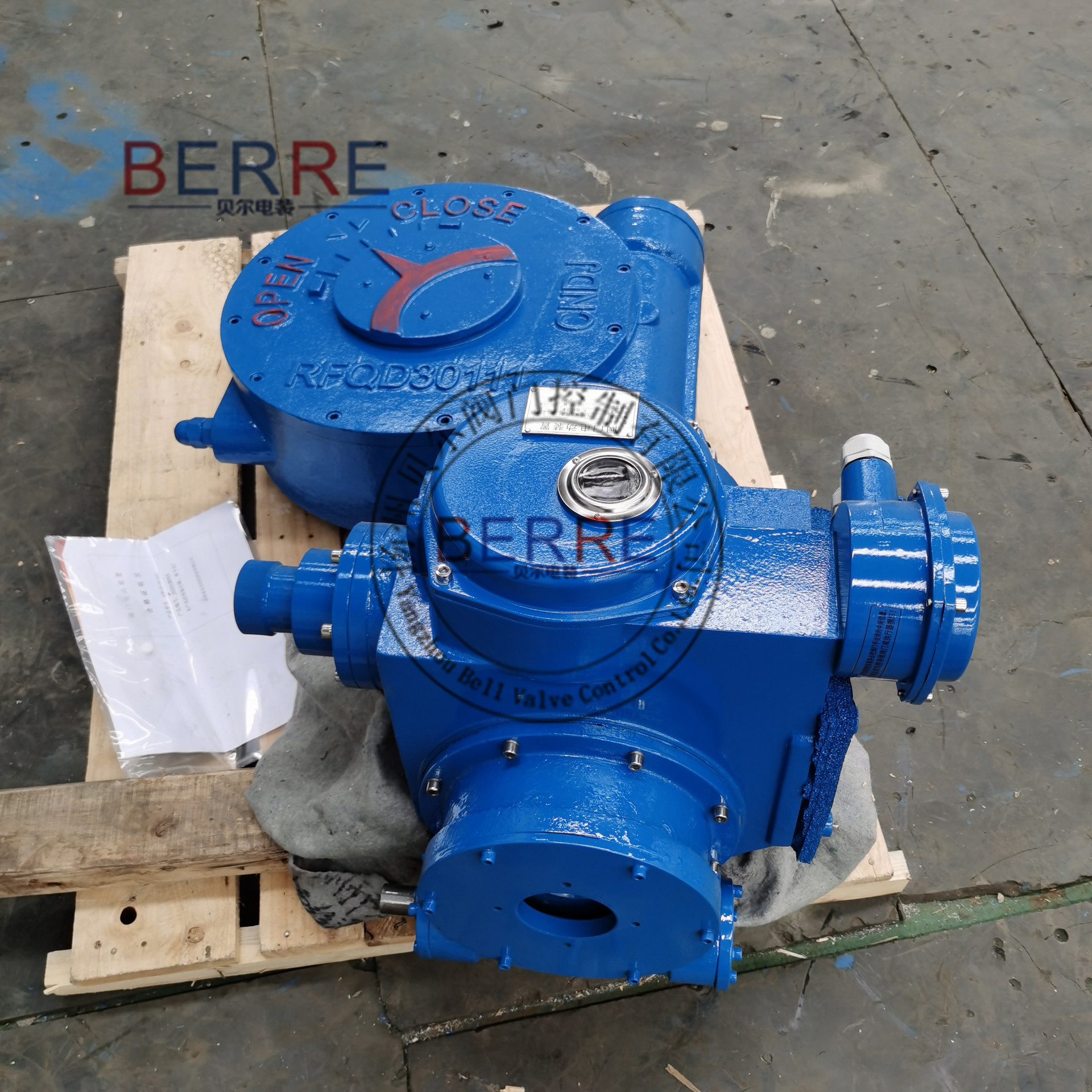 贝尔部分回转开关型阀门电动装置混流式水轮机用电动装置