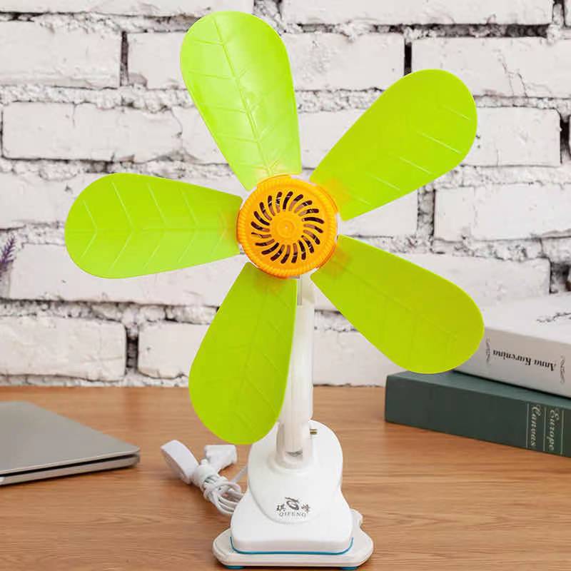 JS-400A five-leaf desk fan for office, student use, compact and portable, with strong wind power, available for cross-border supply