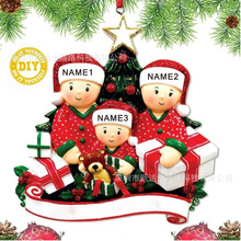 Christmas tree pendant 圣诞树挂件圣诞节彩绘雪人圣诞饰品