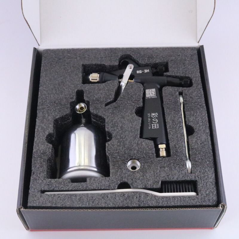 Caitian R2 Flat Mouth Small Caliber Spray Gun Leather Clothes Leather Color Removal Methanol Round Mouth Painting Hook Care Spray Gun