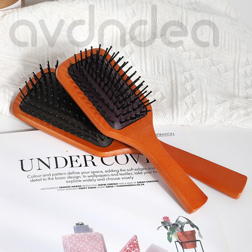 Manufacturer wholesale air cushion comb, hair smoothing comb, scalp massage comb, hairdressing air bag comb, household hair straightening wooden comb