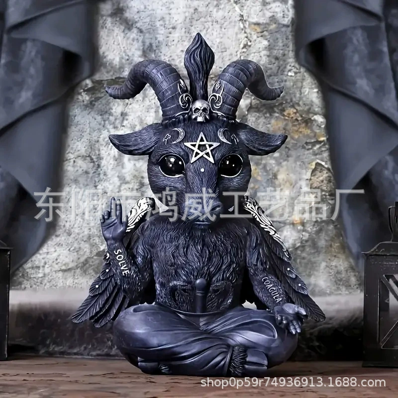 Black magic statue, decorations for gazebo, new collection, (Cross-border trading), owl, griffon
