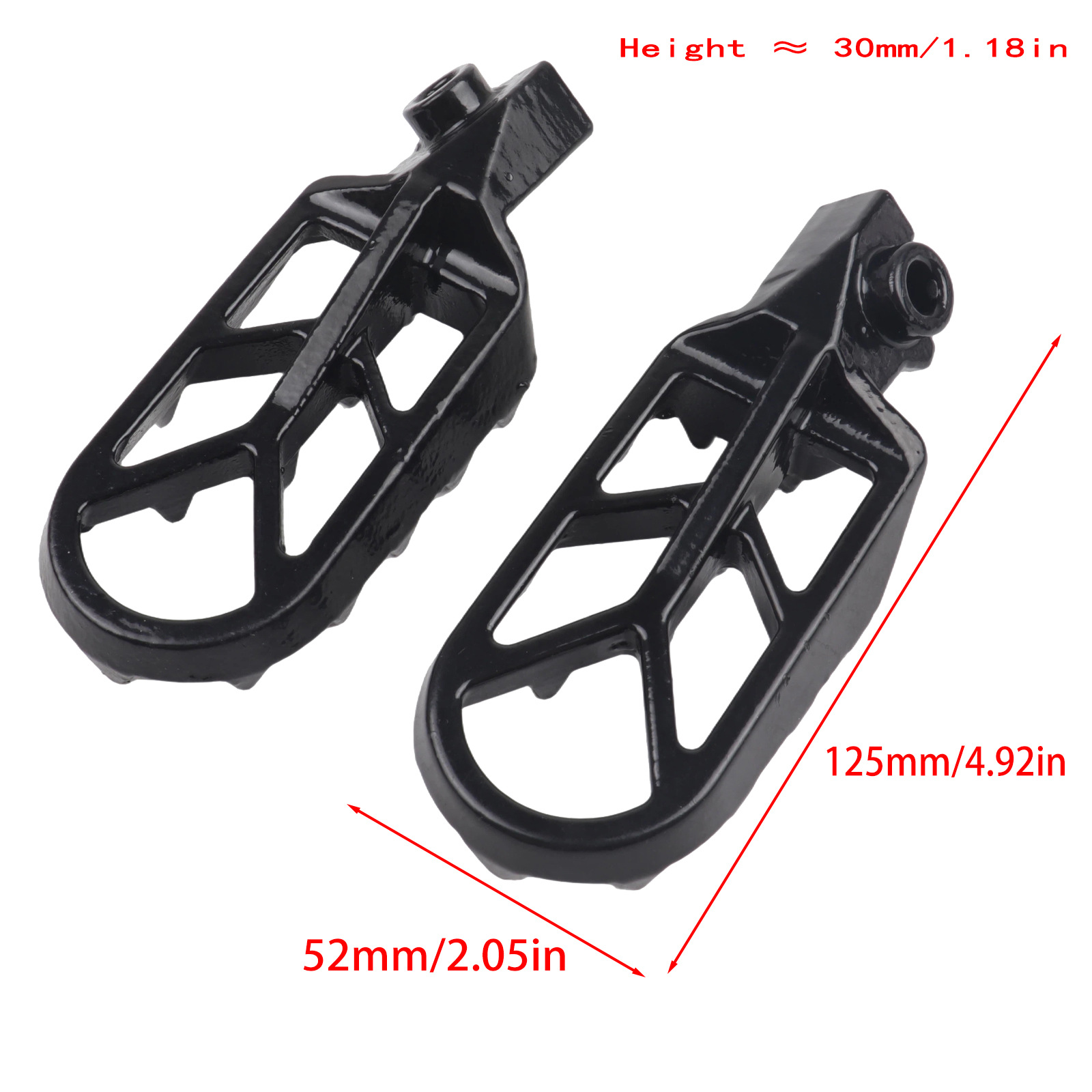 Suitable for Yozma IN10 electric off-road motorcycles; original footrests, anti-slip foot pedals, and foot pedal assembly accessories