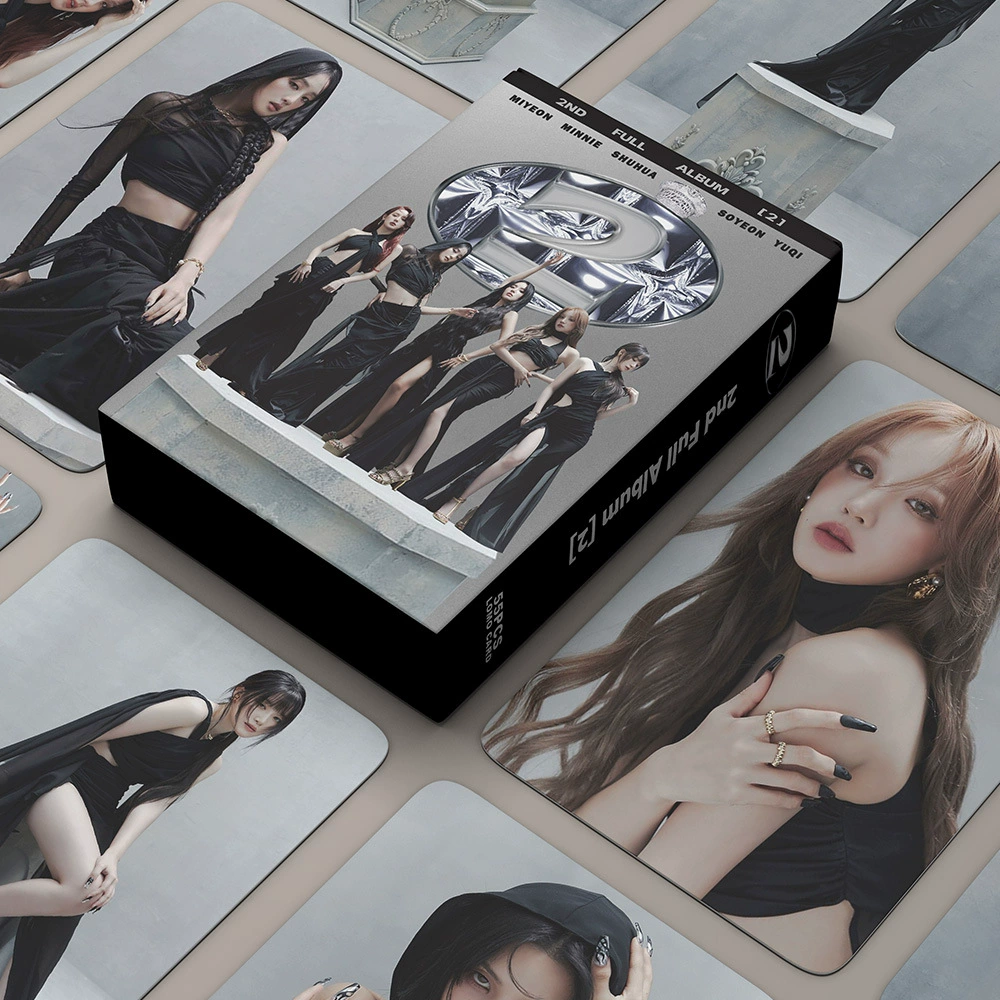 KPOP Интегрированная ссылка G-iDle альбом IDOL поддерживает фото карточку IVE ZB1 комбинация 55 маленьких фильмов