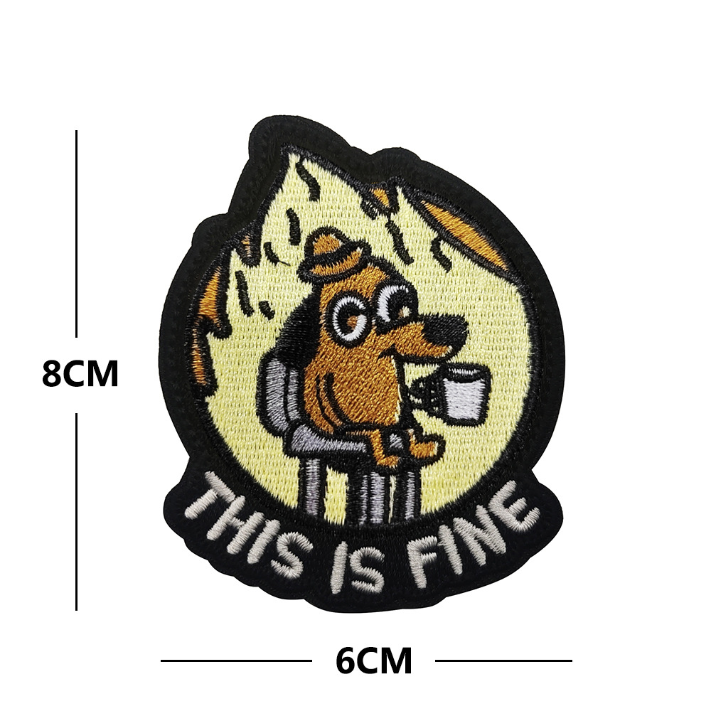 V01427-2 이것은 좋은 복숭아 개 (라이트 옐로우)