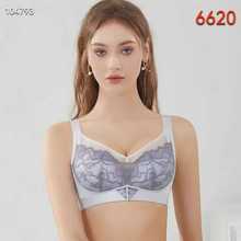 6620品牌无痕无钢圈B杯中薄杯4排扣上托滑滑杯文胸34-40调整型