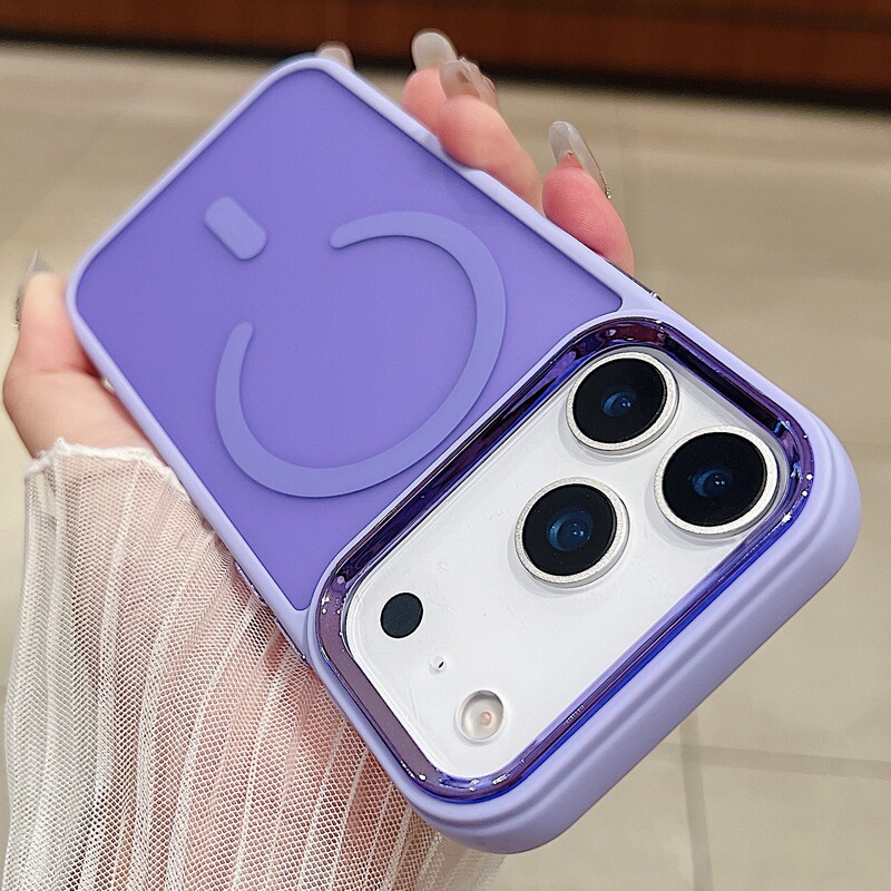 苹果17promax肤感磁吸手机壳iPhone16磨砂15半透14大孔防摔保护套|undefined