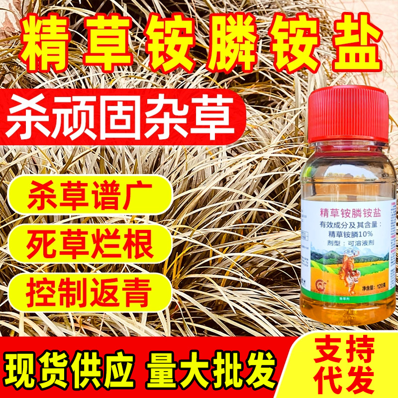 现货供应农药除草剂精草铵磷铵盐草铵膦磷果园一件代发批发喷雾