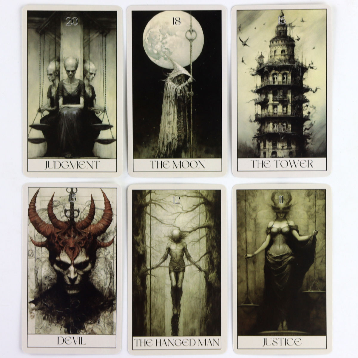 Carte dei tarocchi gothic horror gioco da tavolo in inglese_voghion.com