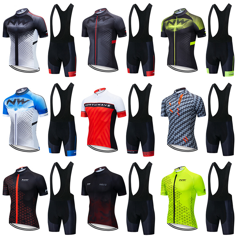 Cycling Clothing in stock Summer Short-sleeved Cycling Clothing suit Moisture-wicking Team Elastic Large Short Comfortable Cycling Clothing