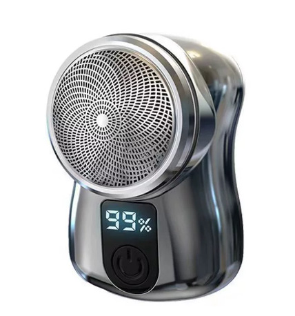 Afeitadora, pistola de acero pequeña eléctrica, máquina de afeitar lavada de cuerpo completo súper limpia, máquina de afeitar para hombre pequeña y portátil de viaje