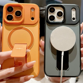支架磁吸iphone17promax手机壳适用苹果17/16跨境15/14外贸13p/12