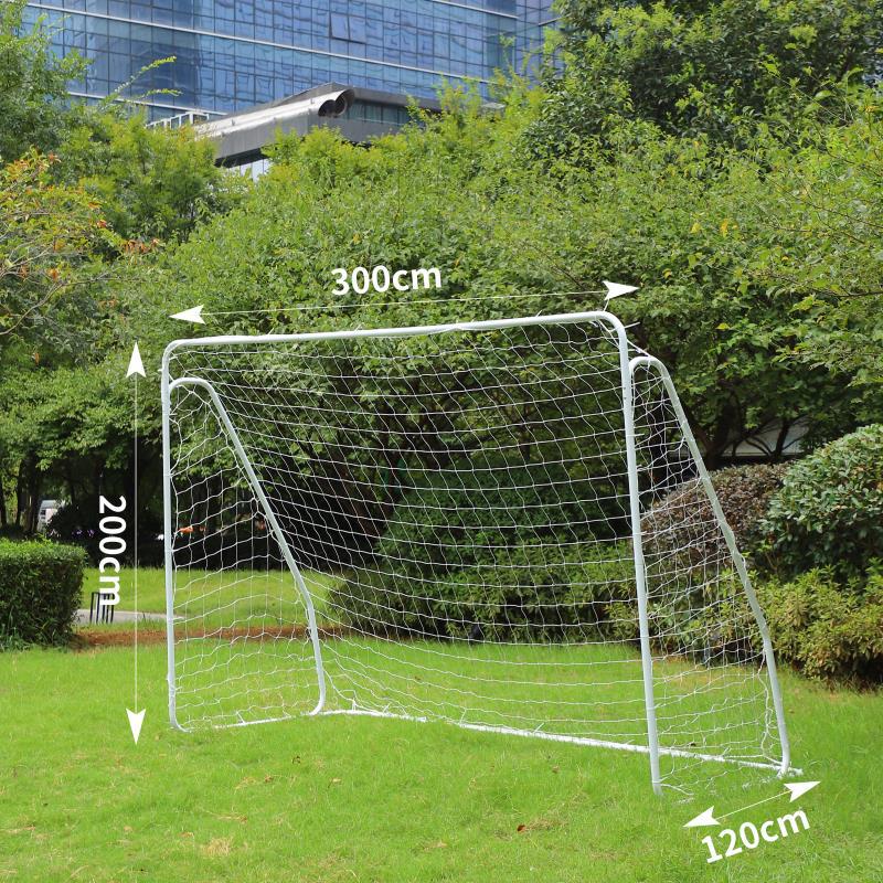Portería de Fútbol Portátil de Acero Movible para Deportes de Pelota