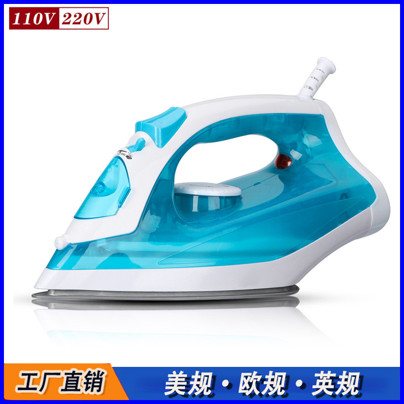 Plancha de vapor doméstica 110V/220V, gran potencia, portátil, apta para ropa y uso diario.